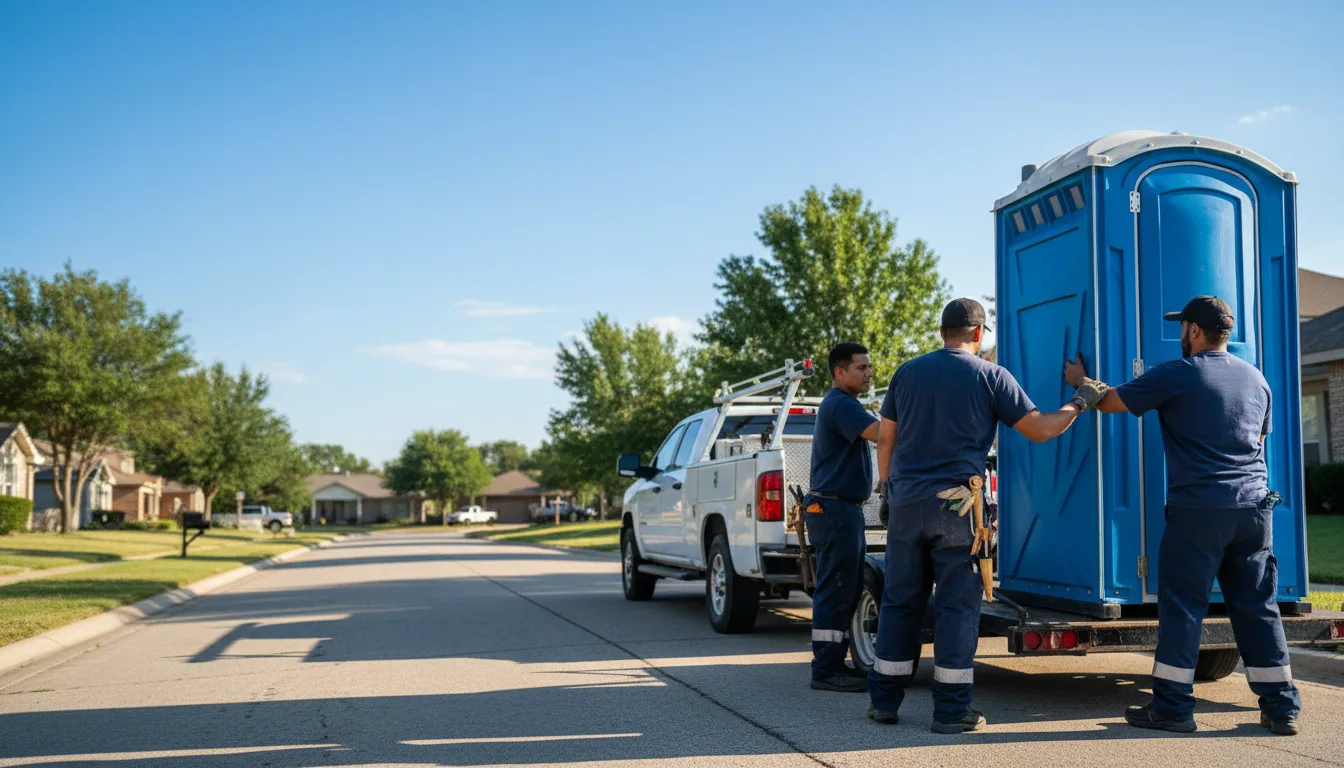 Portable Toilet Rental in Sanger, TX near me